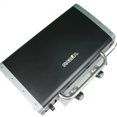 Razor Griddle GGT2131M 25 Inch Outdoor 2 Burner Portable LP Propane Gas Grill Griddle, 318 Sq In And Top Cover Lid For BBQ Cooking, Black (Steel) - Image 3