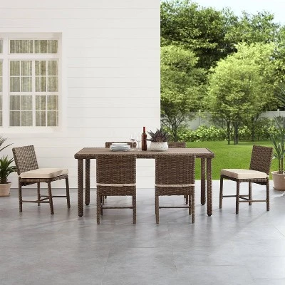 7pc Bradenton Outdoor Steel Dining Set - Crosley - Image 2