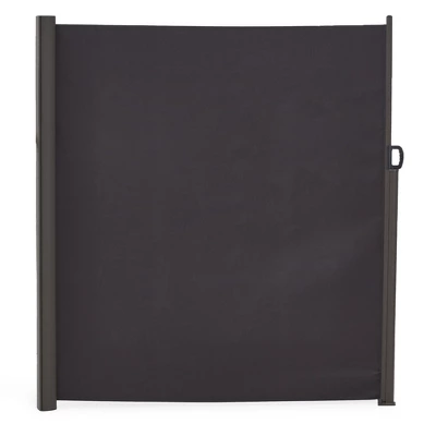 JOMEED UP023 118 By 78.5 Inch Folding Retractable Side Awning Privacy Wall, Gray