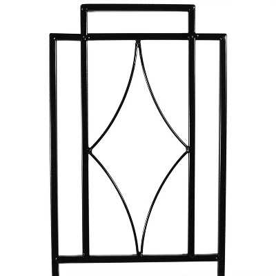 Sunnydaze Decor Sunnydaze Contemporary Metal Wire Garden Trellis For Climbing Plants And Flowers - 30" H - Black - 2-Pack - Image 2