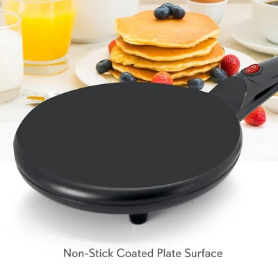 NutriChef Electric Griddle Crepe Maker - Nonstick Pan Cooktop With Automatic Temperature Control & Plug-in Operation For Kitchen & Countertop. - Image 2