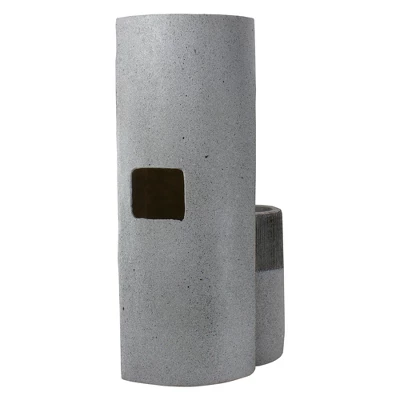 Northlight 24" Gray Speckled Modern Style 3-Tier Rainfall Outdoor Water Fountain - Image 5