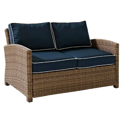Bradenton Outdoor Wicker Loveseat - Crosley - Image 14