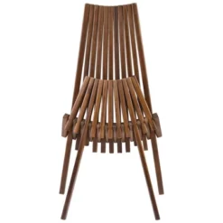 Folding Wood Chair - Natural - WELLFOR