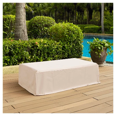 Outdoor Rectangular Table Furniture Cover - Cream - Crosley - Image 3
