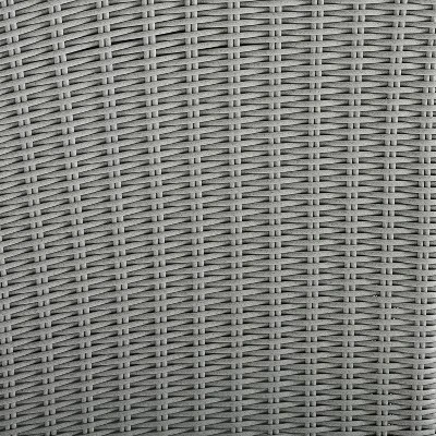 Bradenton 7pc Outdoor Wicker Sofa And Arm Chair Seating Set With Coffee Table, Side Table And 2 Ottomans - Navy/Gray - Crosley - Image 5