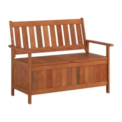 Outdoor Storage Bench - Natural - CorLiving