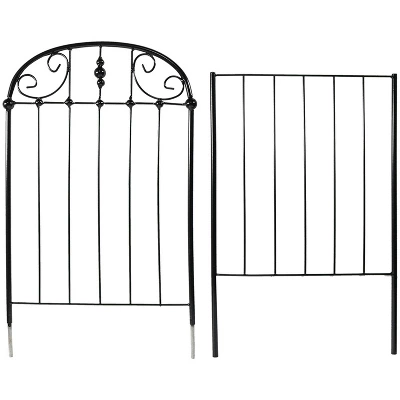 Sunnydaze Decor Sunnydaze Metal Wire Traditional Garden Trellis For Climbing Plants And Flowers - 32" H - Black - 2-Pack - Image 3