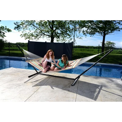 Vivere Double Quilted Fabric Hammock - Image 2