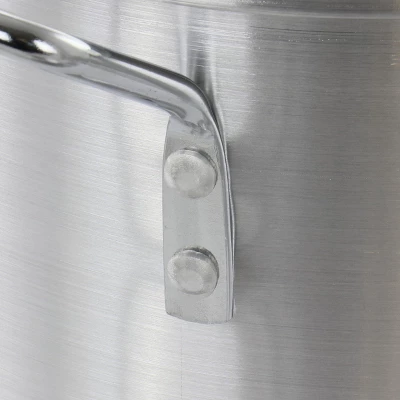 Gibson Home Breton 3 Piece Aluminum Stockpot With Steamer And Lid - Image 4