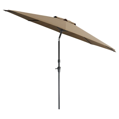 10' Wind Resistant Tilting Patio Umbrella - CorLiving - Image 8
