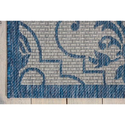 Nourison Garden Party Scroll Indoor/Outdoor Flatweave Area Rug - Image 3