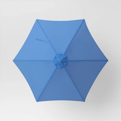 9'x9' Market Patio Umbrella - Light Wood Pole - Threshold™ - Image 3