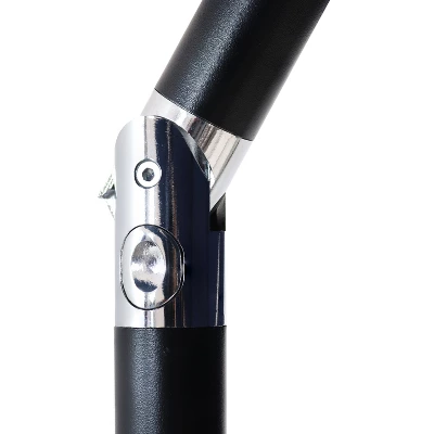 Sunnydaze Decor Sunnydaze Outdoor Aluminum Patio Table Umbrella With Polyester Canopy And Push Button Tilt And Crank - 9' - Image 8