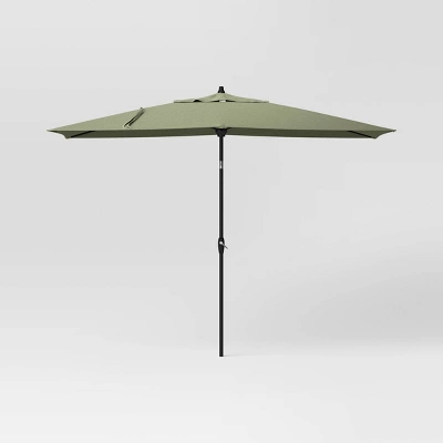10'x6' Rectangular Market Patio Umbrella - Black Pole - Threshold™ - Image 12