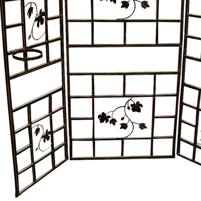 71" 3pc Patio Screen - Hammertone Bronze - Oakland Living - Image 2