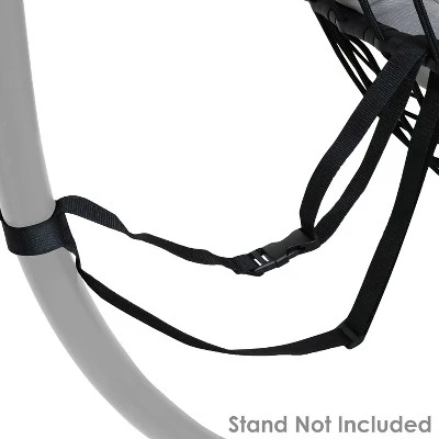 Sunnydaze Decor Sunnydaze Outdoor Resin Wicker Delaney Hanging Basket Egg Chair Swing With Cushions And Headrest - Gray - 2pc - Image 2