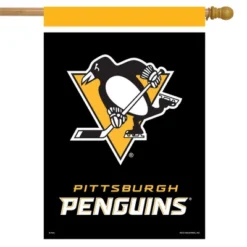 Briarwood Lane Pittsburgh Penguins House Flag NHL Licensed 28" X 40"