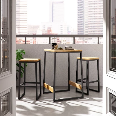 Berlin 3pc Patio Bistro Set - Merry Products - Image 3