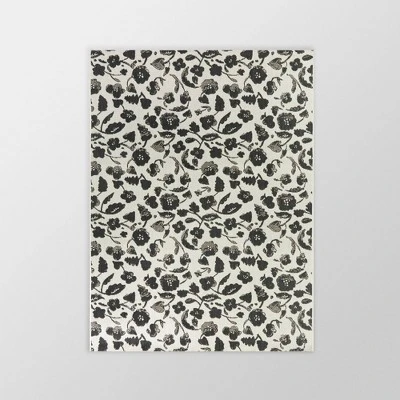 Floral Outdoor Rug Black - Opalhouseā¢