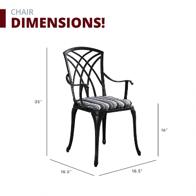 Kinger Home Ekta 3-Piece Patio Bistro Set - Image 5