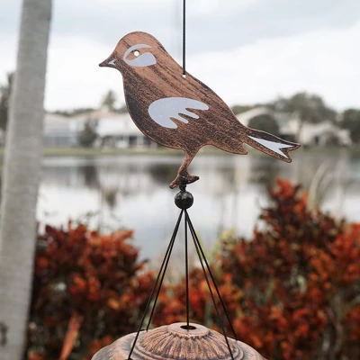 Dawhud Direct 32" H Soothing Songbirds Wind Chimes For Outside - Unisex Gift - Image 2