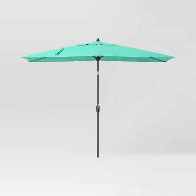 10'x6' Rectangular Market Patio Umbrella - Black Pole - Threshold™ - Image 16