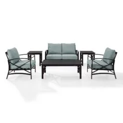 6pc Kaplan Outdoor Seating Set Mist - Crosley