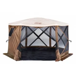 Clam Quick Set Escape Sky Camper Portable Gazebo Canopy Shelter W/ Floor(2 Pack)