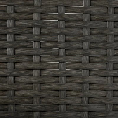 Tribeca 4pc Outdoor Wicker Conversation Set - Sand/Brown - Crosley - Image 3