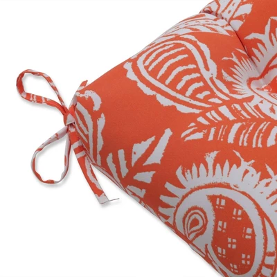 18"x48" Addie Indoor/Outdoor Bench Cushion Terracotta - Pillow Perfect - Image 3