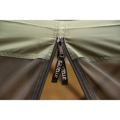 Gazelle GG500GR 4 Person 5 Sided Outdoor Portable Pop Up Water And UV Resistant Gazebo Screened Tent With Carry Bag And Stakes, Alpine Green - Image 4