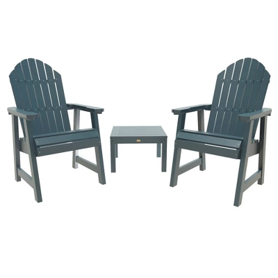 Hamilton 3pc Outdoor Set With Deck Chairs & Adirondack Side Table - Highwood - Image 9