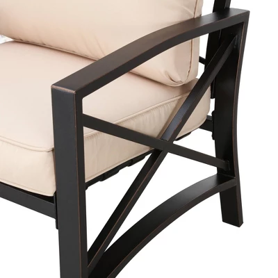 8pc Loveseat Patio Seating Set - Patio Festival - Image 3