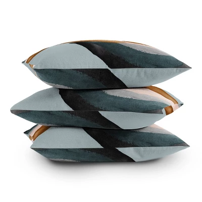 Gale Switzer Brushstroke Rainbows Outdoor Throw Pillow - Deny Designs - Image 2