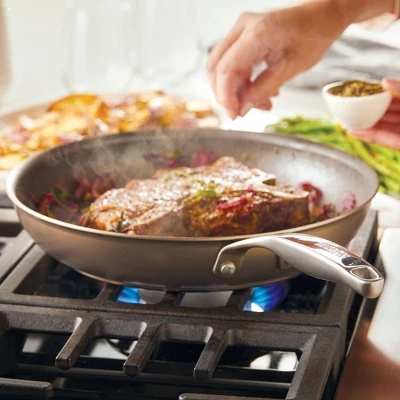 Anolon Ascend 12" Hard Anodized Nonstick Frying Pan Bronze - Image 5