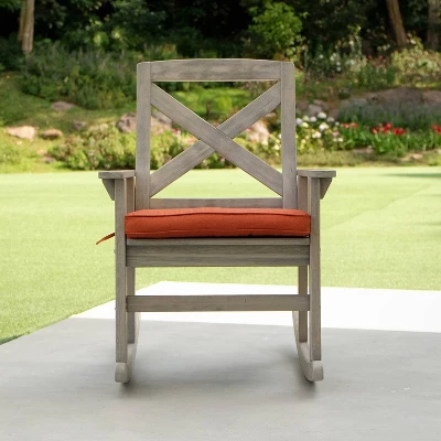 Westlake Wood Porch Rocking Chair With Cushion - Cambridge Casual - Image 2