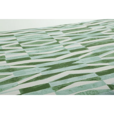 Set Of 2 Outdoor/Indoor Deluxe Tufted Chair Pads Nevis Waves - Pillow Perfec - Image 3