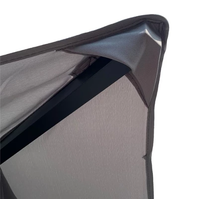 Outsunny 13' X 11' Patio Gazebo Canopy Garden Tent Sun Shade, Outdoor Shelter With 2 Tier Roof, Netting And Curtains, Steel Frame For Patio, Backyard, Garden - Image 4