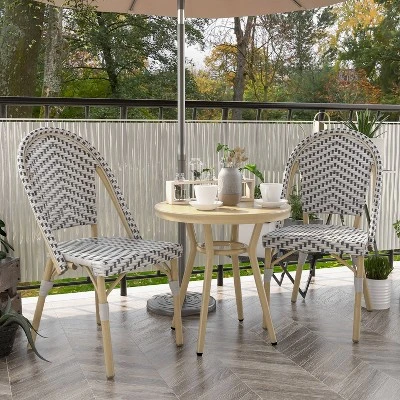 3pc Arna Patio Chair Set With Side Table - MiBasics - Image 8