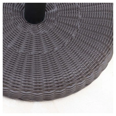 Bahulu 47lb Umbrella Base - Brown - Christopher Knight Home