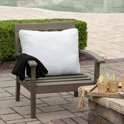 19" X 24" X 8" ProFoam Outdoor Plush Deep Seat Back Cushion Onyx Black - Arden Selections - Image 3