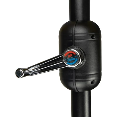 Northlight 9.75ft Outdoor Patio Market Umbrella With Hand Crank And Tilt, Green - Image 4