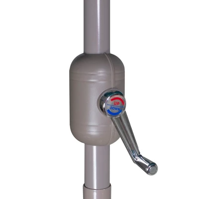 Northlight 9ft Outdoor Patio Market Umbrella With Hand Crank And Tilt, Lime Green - Image 7