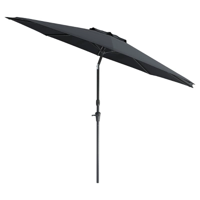 10' Wind Resistant Tilting Patio Umbrella - CorLiving - Image 7