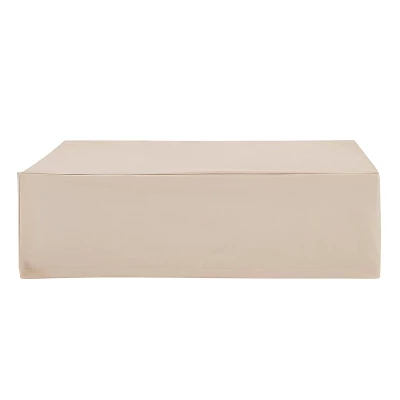 Outdoor Rectangular Table Furniture Cover - Cream - Crosley