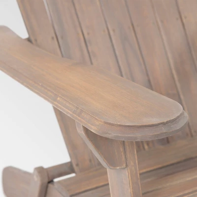 Malibu 3pc Acacia Wood Chat Set - Gray - Christopher Knight Home - Image 3