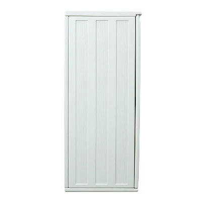 WELLFOR Outdoor HDPE Patio Storage Cabinet With 2 Shelves - Beige - Image 8