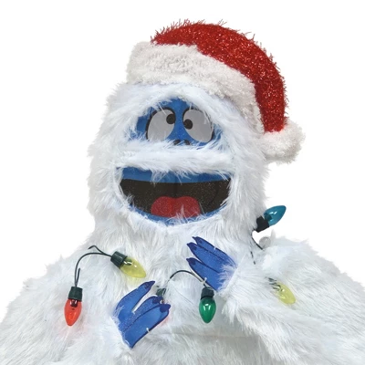 ProductWorks 48 Inch Bumble 3D LED Pre-Lit Holiday Festive Home Yard Decor With Light Strand And Santa Hat For Indoor Or Outdoor - Image 2