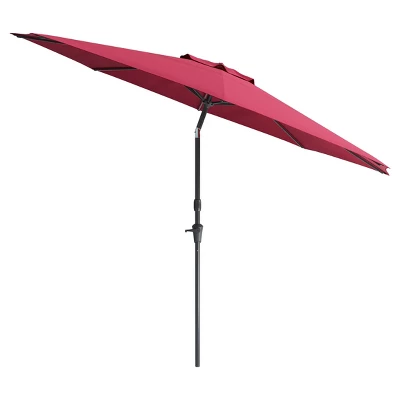 10' Wind Resistant Tilting Patio Umbrella - CorLiving - Image 11